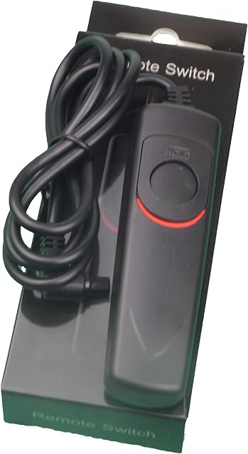 Remote Shutter Release switch cable RS-80N3 for Canon EOS R3 R5 R5 C 5D 5Ds 5Ds R 6D 7D EOS 5D Mark II 5D Mark III 5D Mark IV EOS 6D Mark II 7D Mark II camera (MPIXO)
