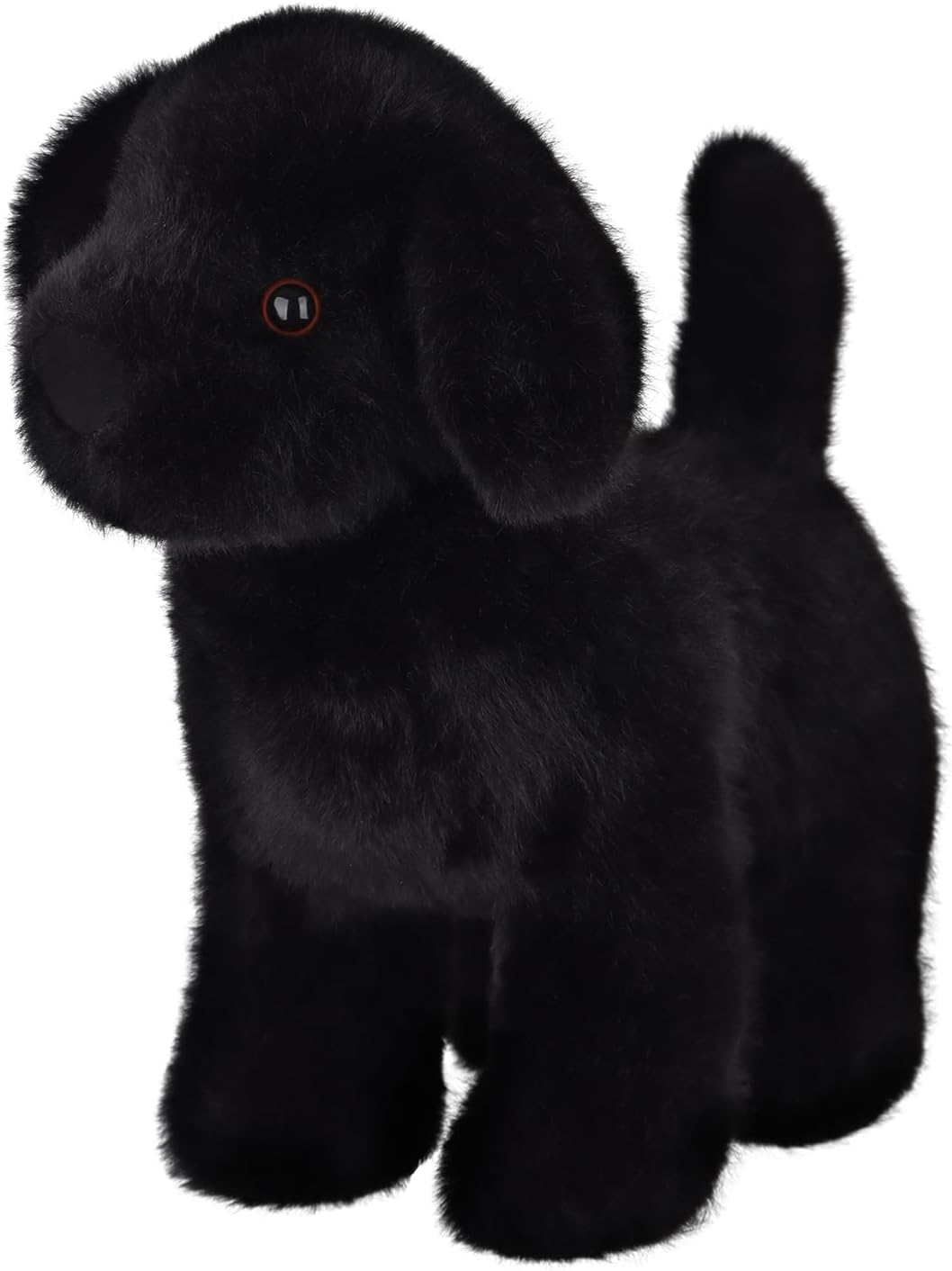 Apricot Lamb Toys Plush Black Charming Labrador Puppy Dog Stuffed Animal Soft Cuddly Perfect for Kids 9.1 Inches