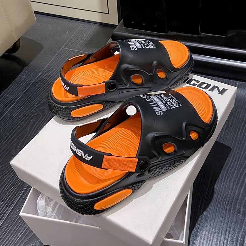 Men's Beach Sandals, Quick-Dry Flip-Flop Slides, Water Resistant Lightweight, Compression Molded Footbed Ultra-Soft Comfort Fit2