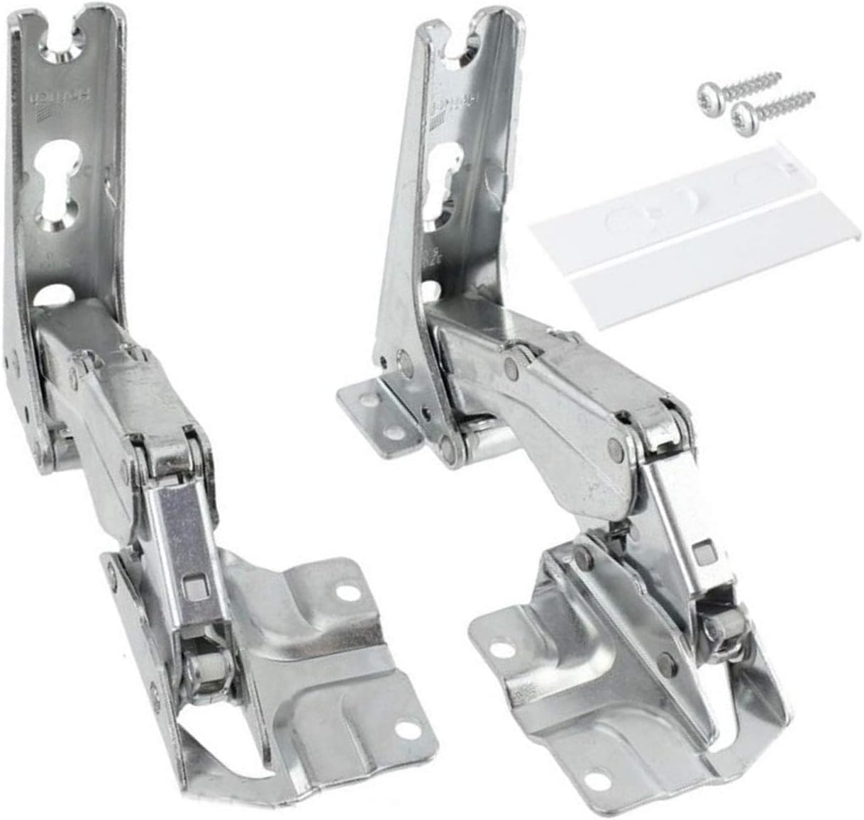 Compatible Pair of Hinges for Bosch Neff Siemens Integrated Fridge Freezer 481147 Left or Right Side