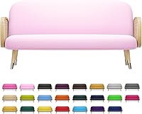 Vista 16 de MoNiBloom Funda para futón de tamaño Queen, elástica, sin brazos, funda para sofá sin brazos, protector de muebles, duradera y lavable, con Cereza