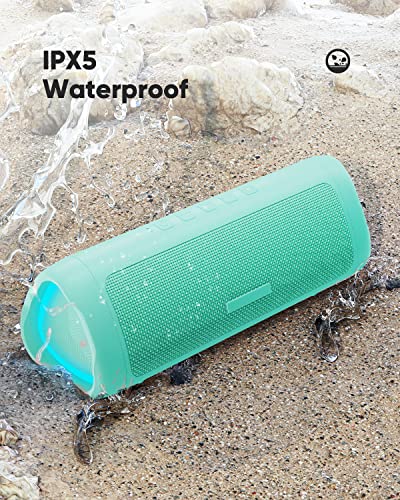 undefined Bluetooth Speaker Stocking Stuffers for Men Women Teens Boys Girls: Portable Wireless, IPX5 Waterproof, White Elephant Gifts for Adults, Up to 20H Playtime, TWS Pair, for Home/Party/Outdoor (Teal) の商品画像 6
