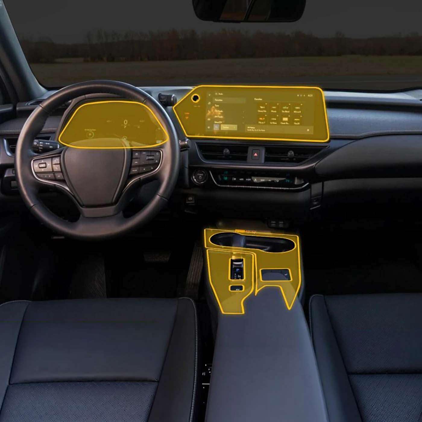 Lámina de TPU para el panel de control de tu Lexus UX 2022-2025 8