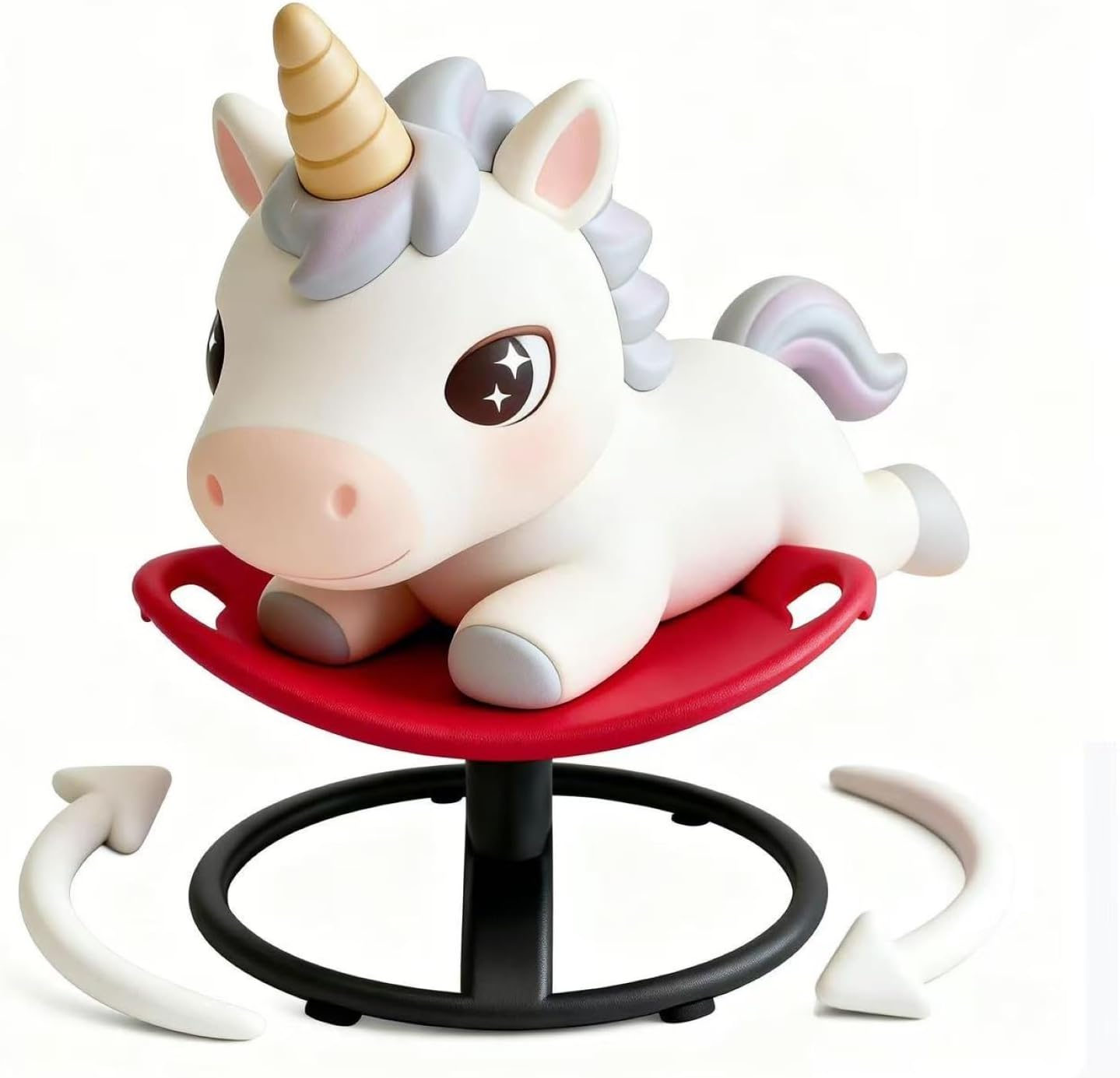 Spinning Chair for Autistic Kids - 360 Sensory Sit and Spin Chair, ADHD Swivel Chair for Toddlers & Teens, Stable Kids Spinning Chair for Indoor/Outdoor Play