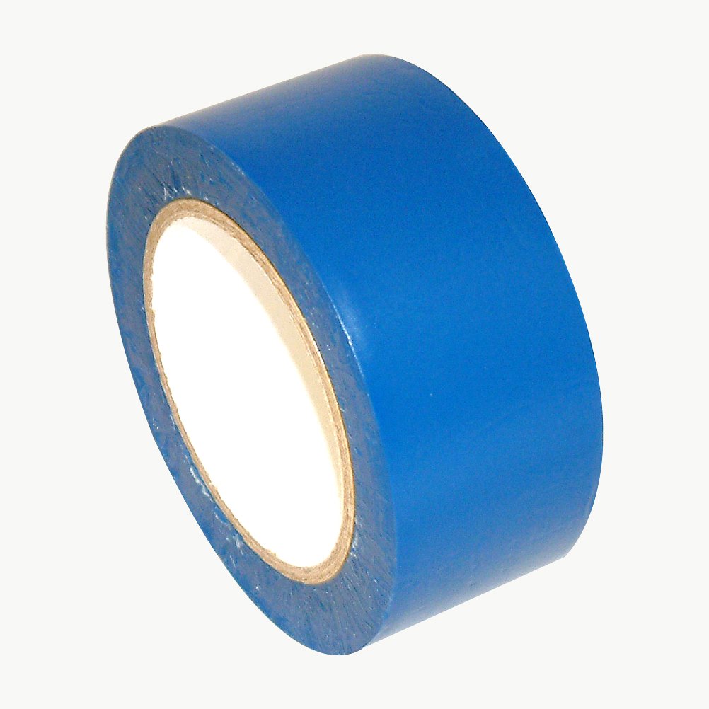 J.V. Converting JVCC Premium Colored Vinyl Tape (V-36P), 2 in. x 36 yds. (Dark Blue)