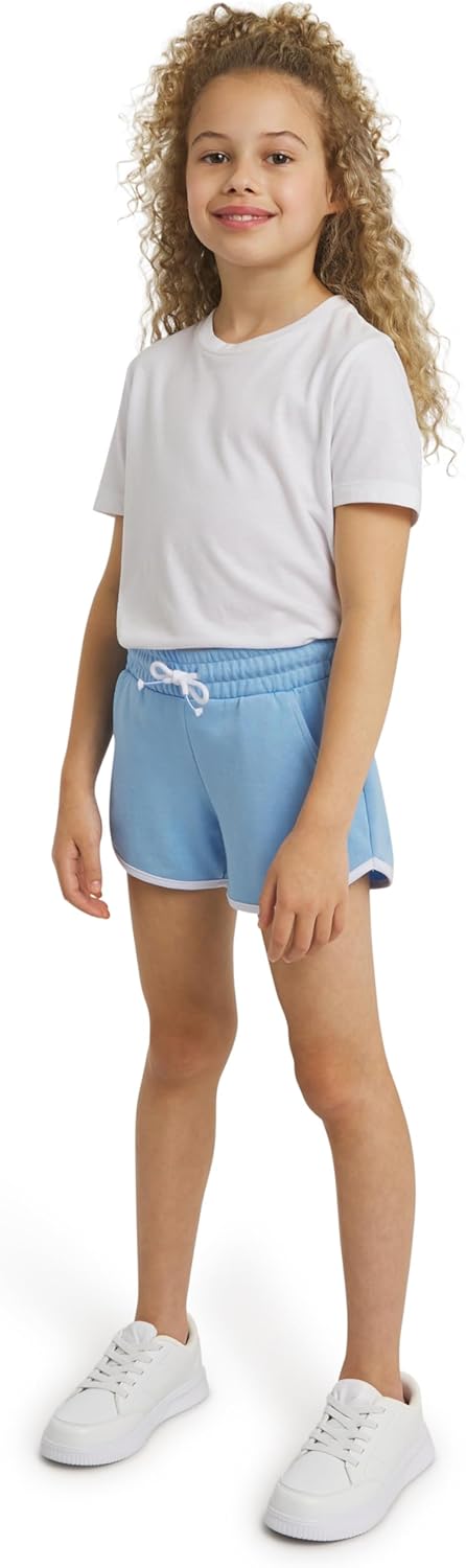 Lands' End Girls' Super Soft Stretch Waist Basic Camp Shorts (S-XXL)