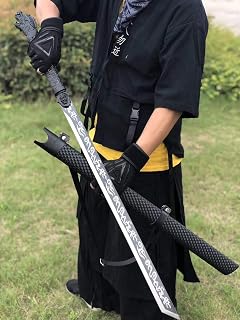 Loong Saber(Forged High Carbon Steel Blade,Alloy Fittings) Cut Tree,Chinese Sword