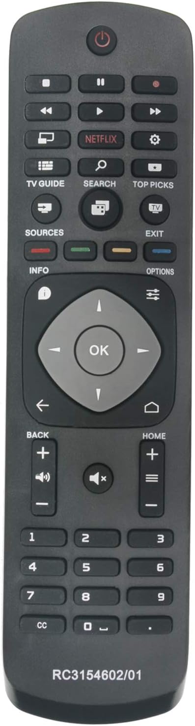 RC3154602-01 VINABTY Replace Remote Control Fit for Philips TV RC3154602/01 40PUT6400 50PUT6400 43PUT6401 49PUT6401 55PUT6401