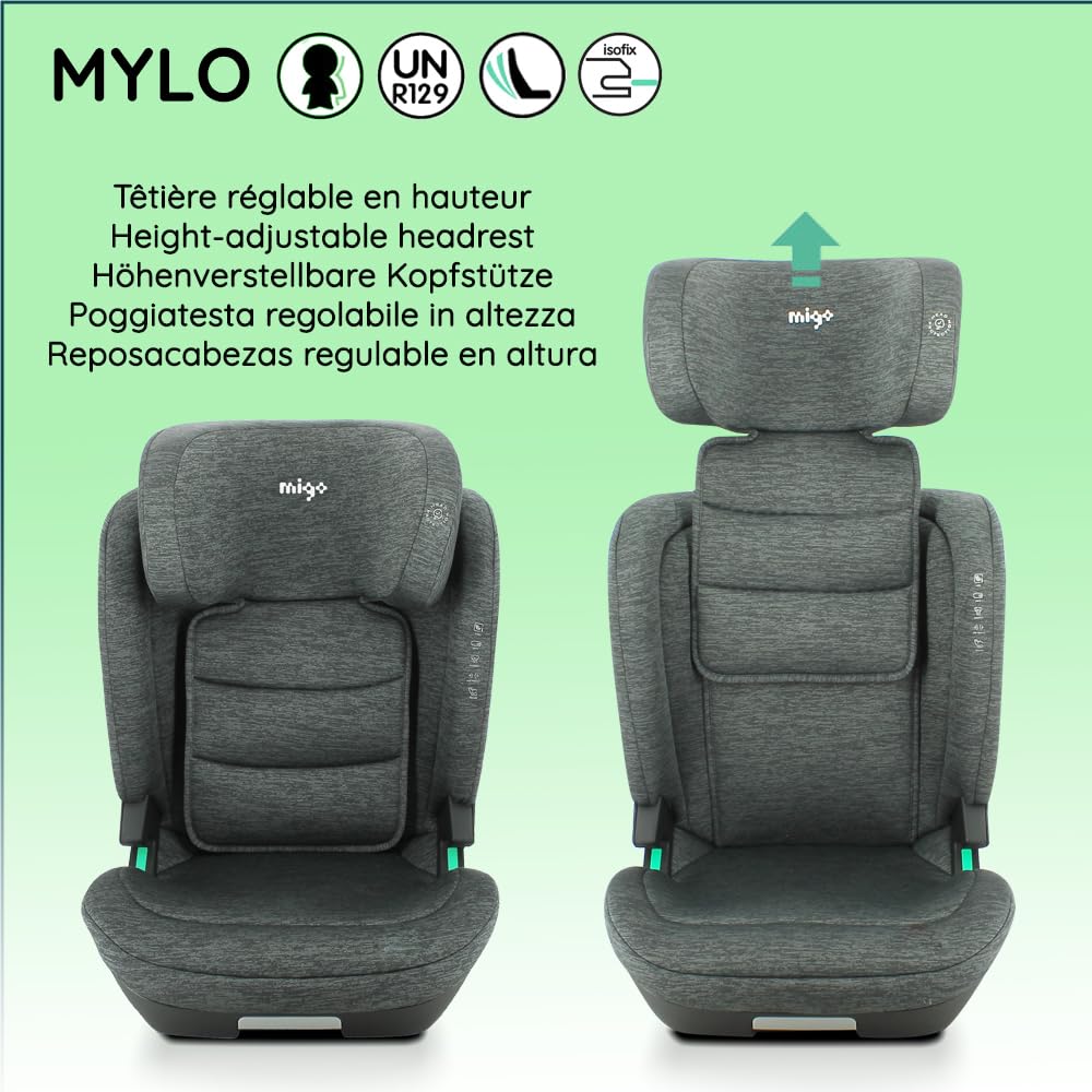 Fotelik samochodowy BEFIX ISOFIX Grupa 2/3 (15-36kg) - 4 gwiazdki ADAC - produkcja francuska... (ISOFIX1)