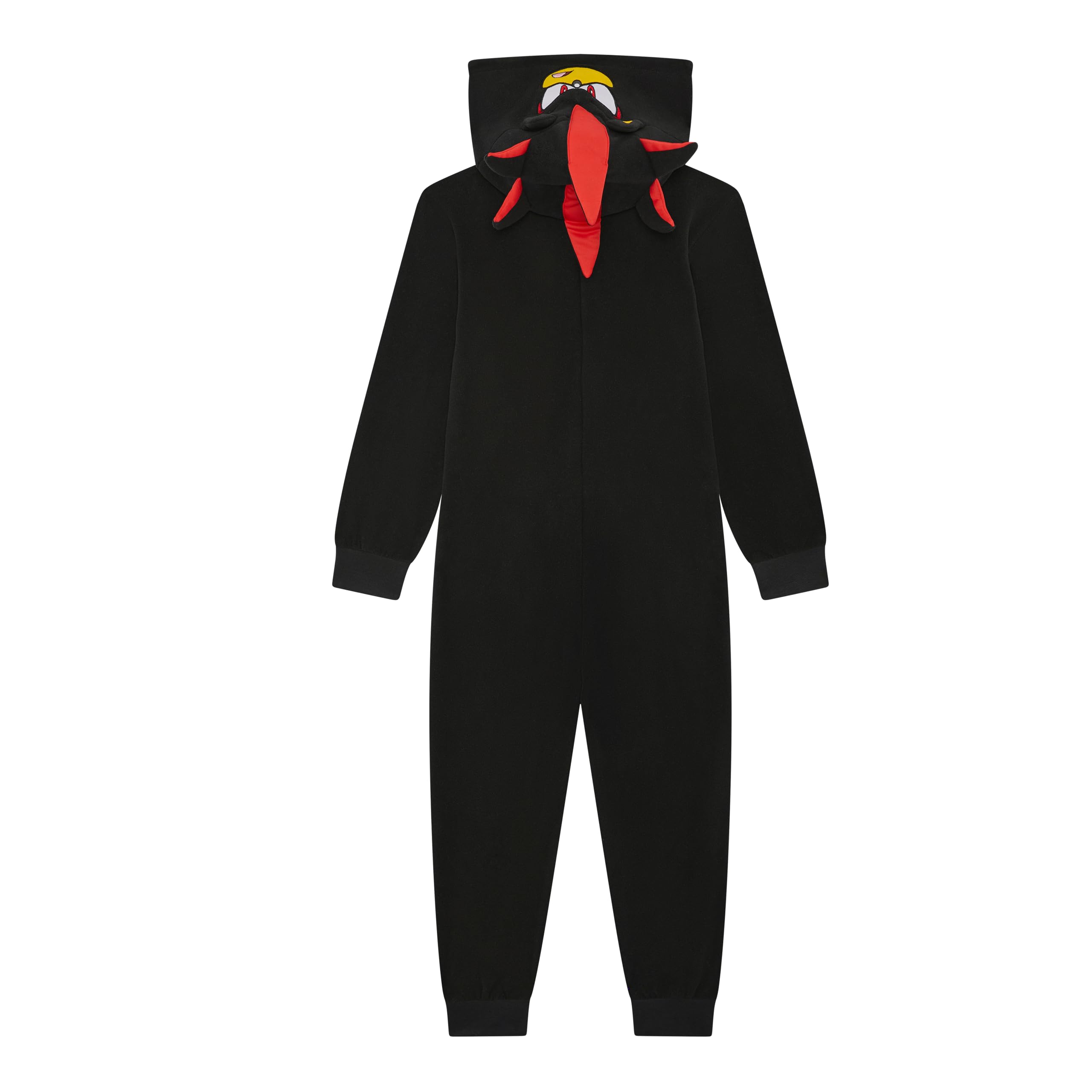 Sonic The Hedgehog, Combinaison à capuche pour garçons ou filles, pyjama tout-en-un, ombre, noir, âge 4-14 ans
