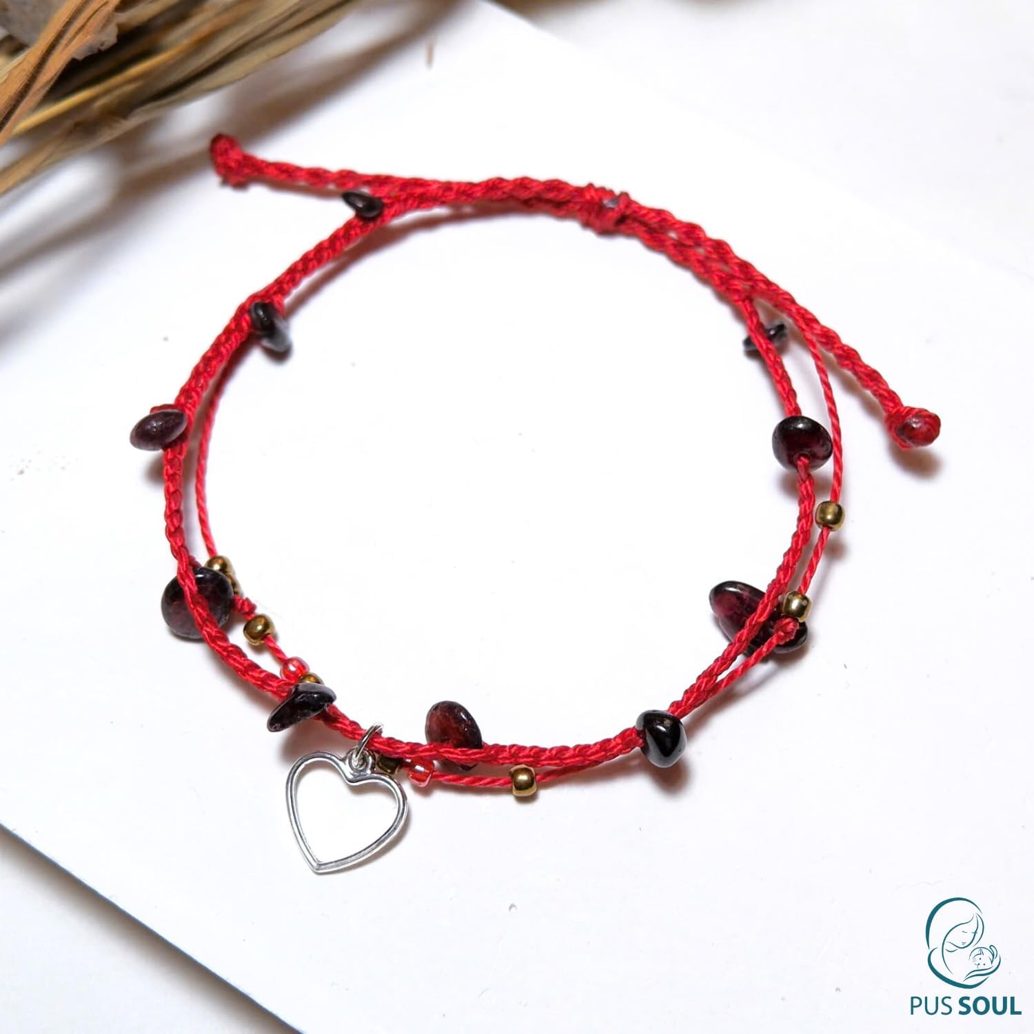 Handmade Braided Crystal Bracelet Lover - Natural Gemstone, Adjustable, Waterproof, Chakra Beaded - Valentine Anniversary Gifts for Women, Girlfriend & Couples from PusSoul - Image 8