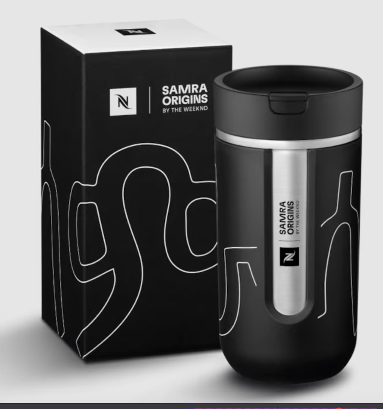Nespresso Tasse de voyage 400 ml, Samra by Weeknd Limited Edition
