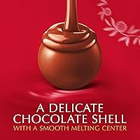 Vista 4 de Lindt LINDOR Holiday Milk Chocolate Candy Truffles Wrapped Gift Box, 10.1 oz. (2023)