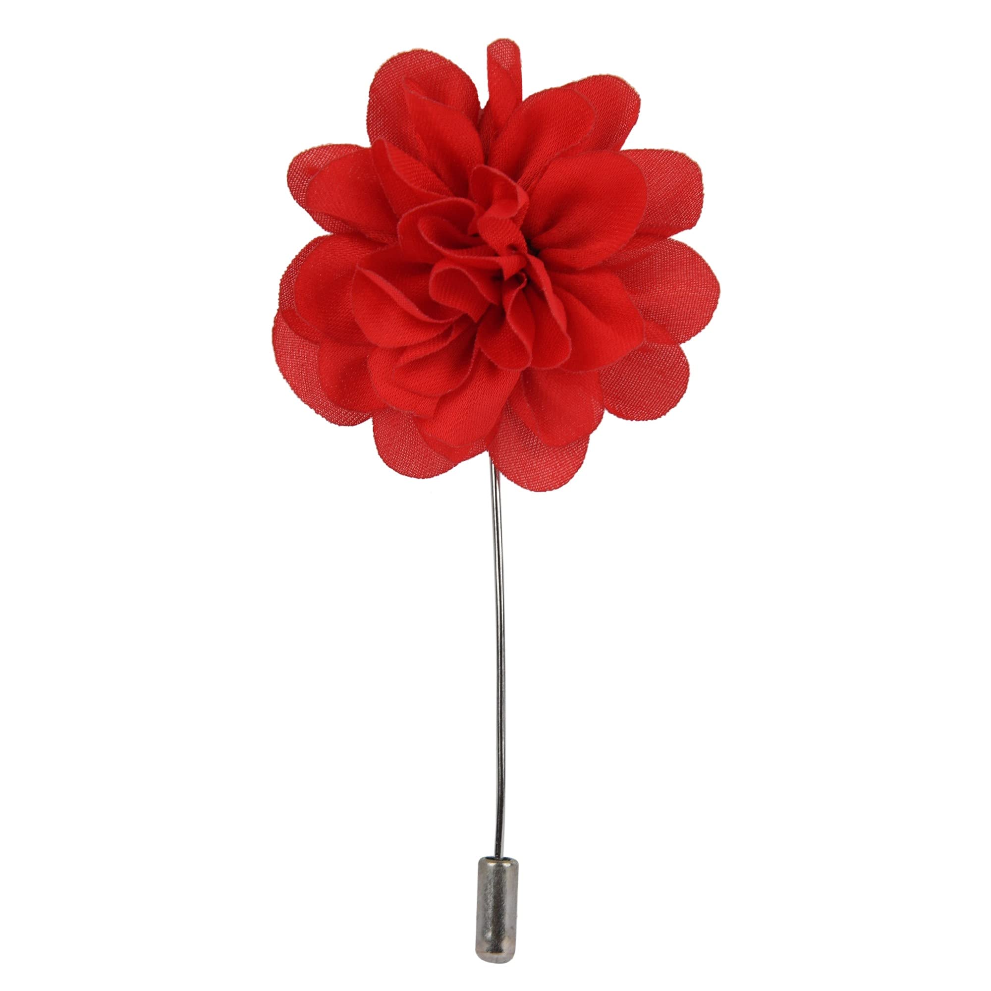 bowjoe Rosa Lapel Pin for Men Suit| Brooch for Men |Tuxedo Flower | Boutonniere-picture-0