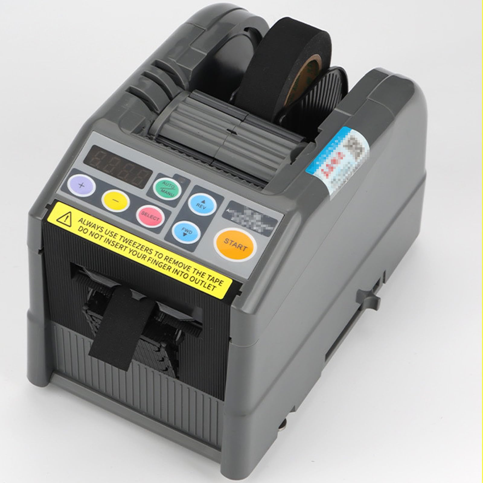 Lpoxuru High Speed Automatic Tape Feeding Cutter with Anti-Static ABS Housing, 200mm/S Feed Speed, Works on Double Sided, Masking Tape and Various Protection Films