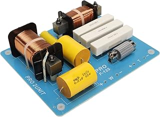 Divisor de Frequência de Cruzamento de 2 Vias Ferramenta Faça você Mesmo Graves Agudos 800 W máx. para Alto-falante de Conferência