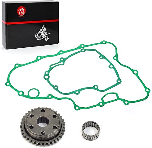 Miniatura 2 de MOTO1988 Kit de embrague de arranque unidireccional y piñón accionado con engranaje reductor para Honda TRX 450ER TRX450ER 2006-2014 28120-HP1-602