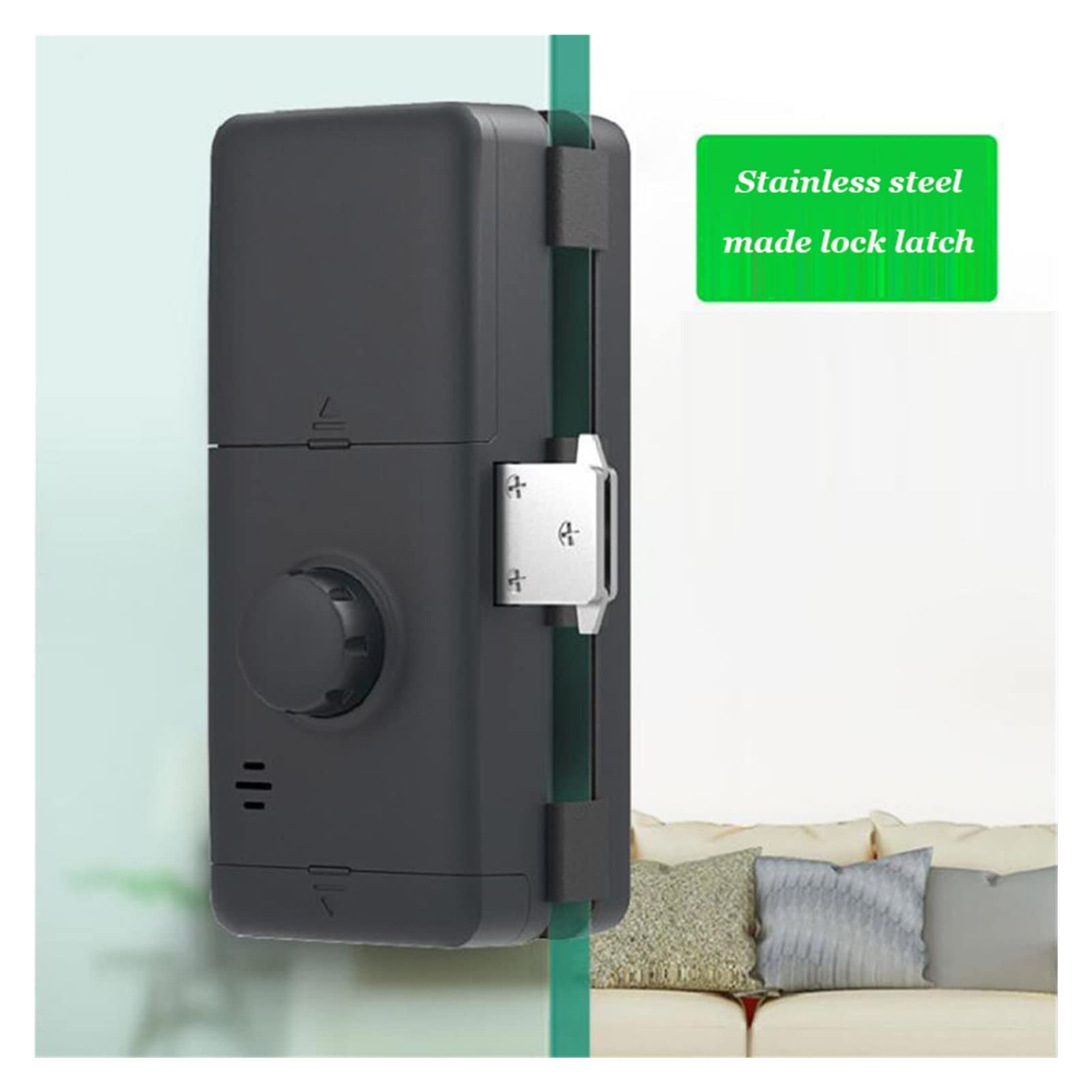 Cerradura inteligente, Bloqueo inteligente for puertas de vidrio puerta madera o wifi Smart biométrico bloqueo huellas dactilares electrónicas digital(Kit3,TYPE D)