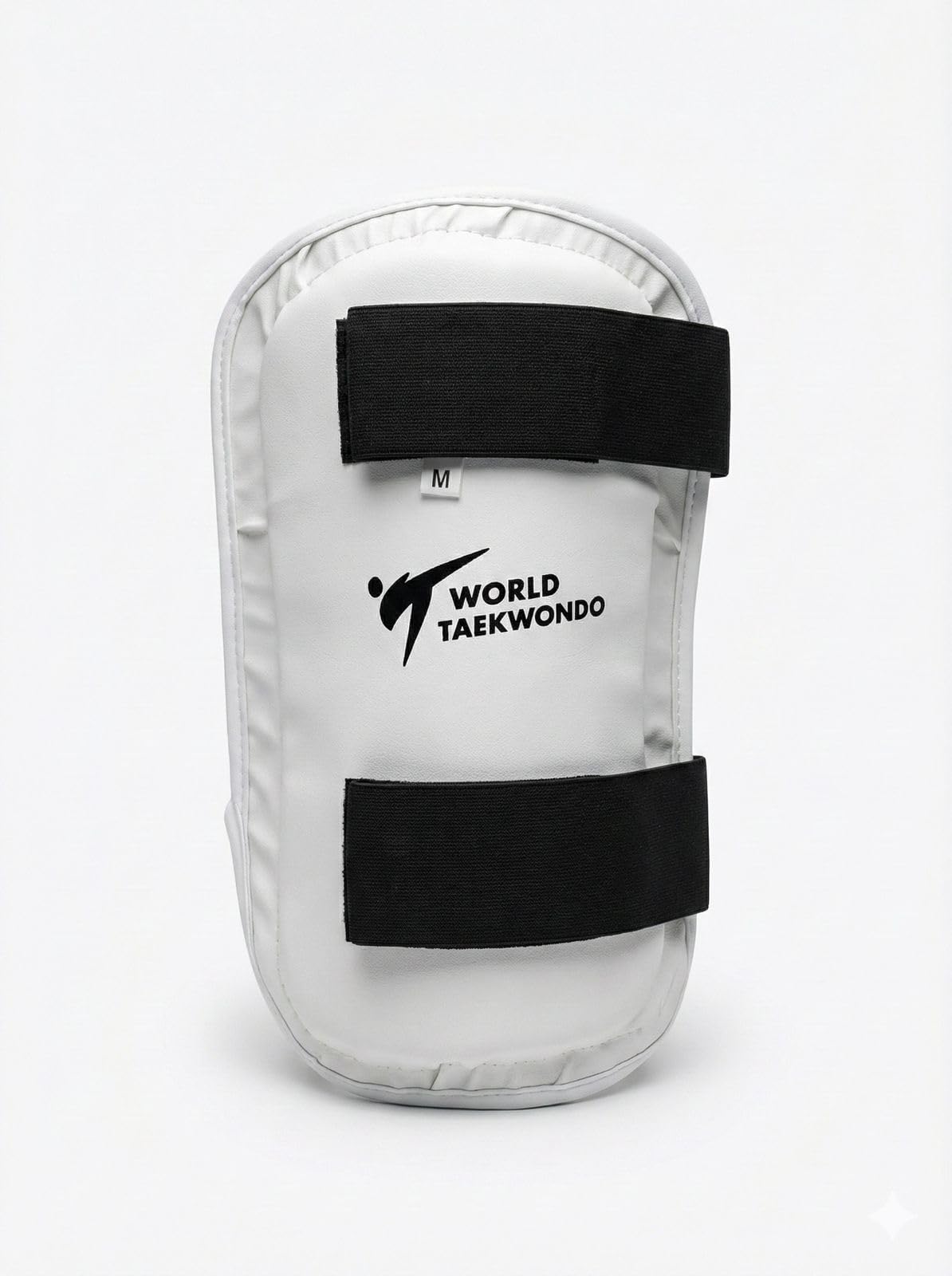 Taeco Sport Forearm Guard, White, Medium Size, Martial Arts Training Protection (1Pair)