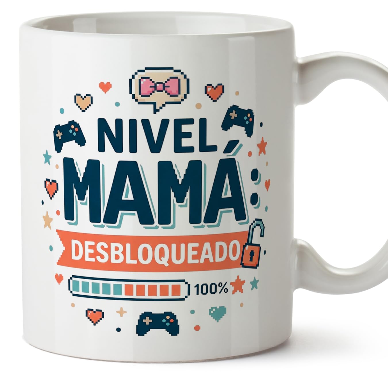 MUGFFINS Taza mamá con frase Para el mundo eres una madre pero para la familia eres el mundo en Español | regalo madre | 330 Ml 11 oz | Idea original para regalar | progenitores v1 — view 25