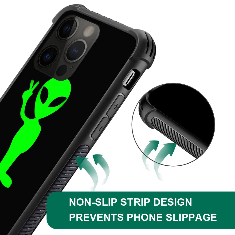 早い者勝ち❣️iPhone 14Pro用ケース Amazon.co.jp: TnXee iPhone 14 Proケース、Alien Victory Gesture