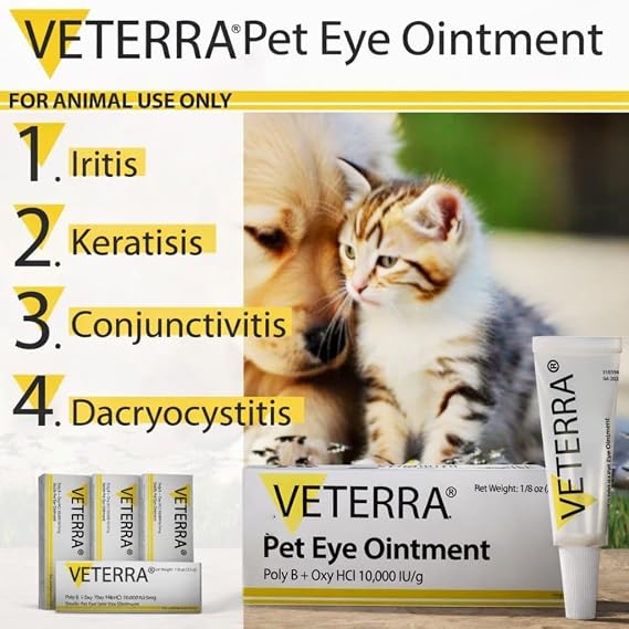 Eye Health Cream for Cats,Dogs and All Pets 1/8 oz /3.5gr