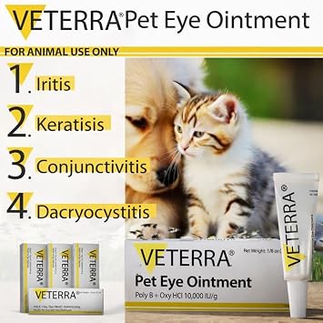 Eye Health Cream for Cats,Dogs and All Pets 1/8 oz /3.5gr