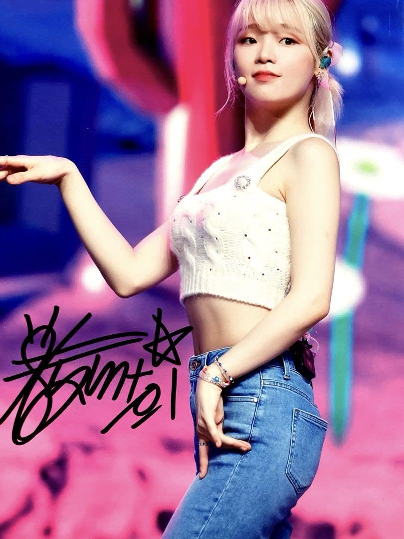 Amazon.co.jp: スンヒ直筆サイン入り超大型写真…Seunghee…OH MY GIRL 