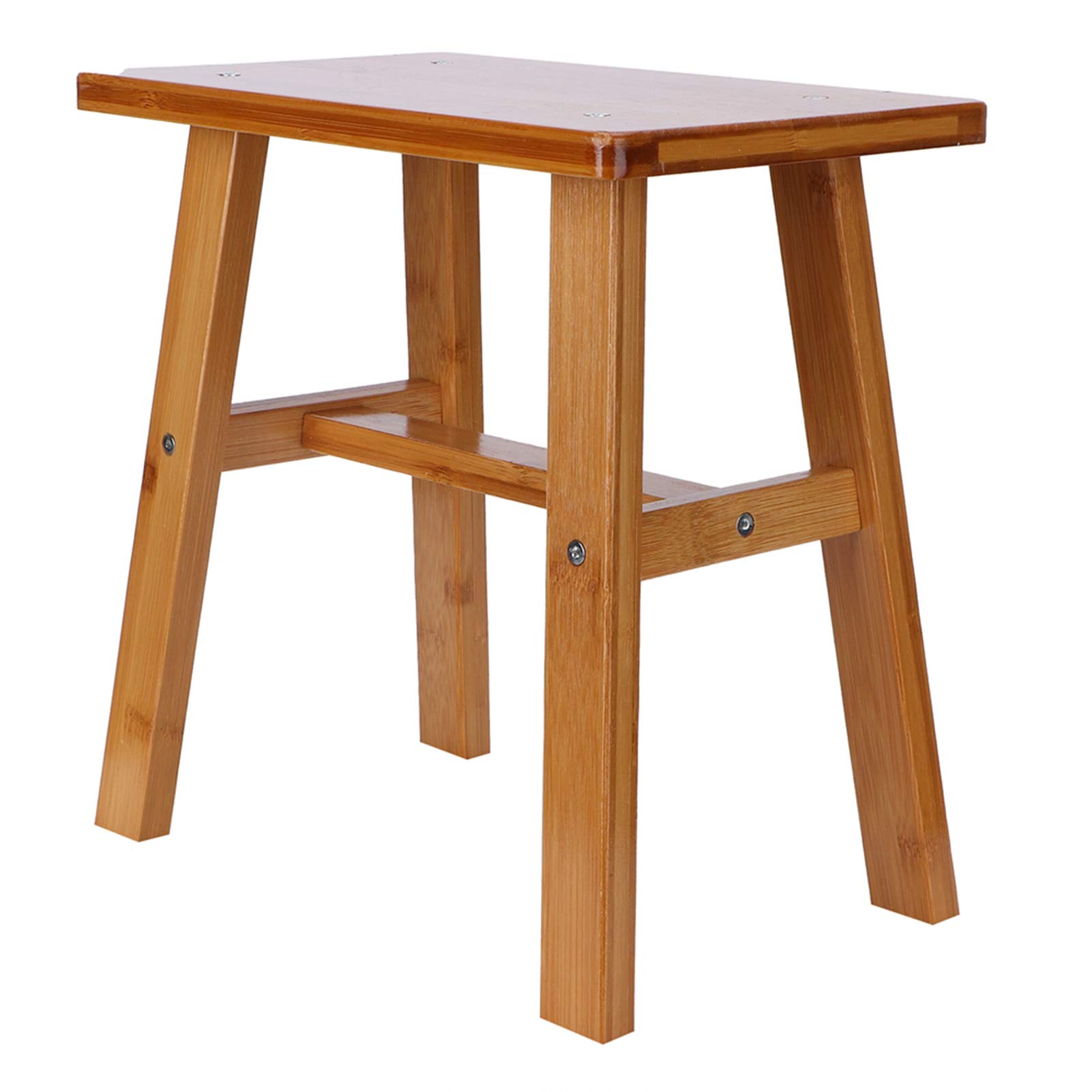 Banco de Madera para Baño, Taburete Que se Puede Mojar, Asiento de Ducha Interior Con Almohadillas Antideslizantes (Cuadrado Pequeño)