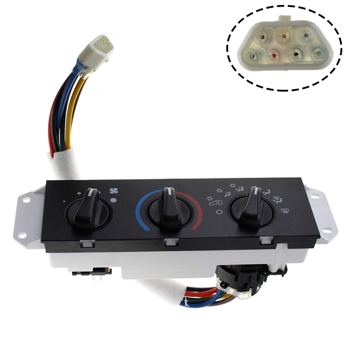 Parts & Accessories Blue 199906 Jeep TJ Billet Climate Control Knob