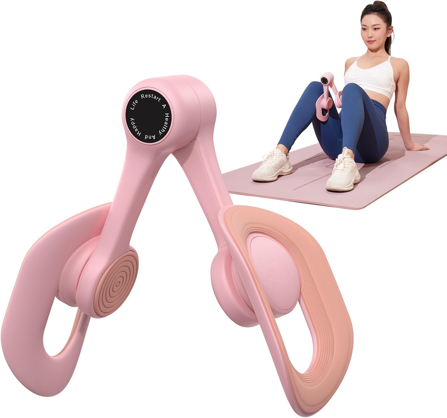 MERACH Thigh Trainer, Pelvic Floor Muscle Trainer, Inner Thigh Exercise Workout Equipment for Home Gym, Pelvic Floor Strengthening Women