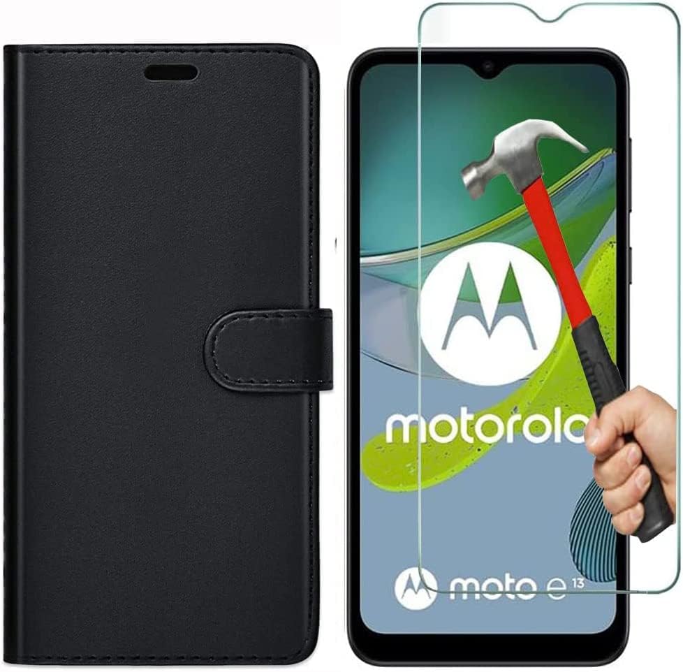 Funda Para Motorola Moto E13 4G Flip Protectora Billetera Carcasa Libro