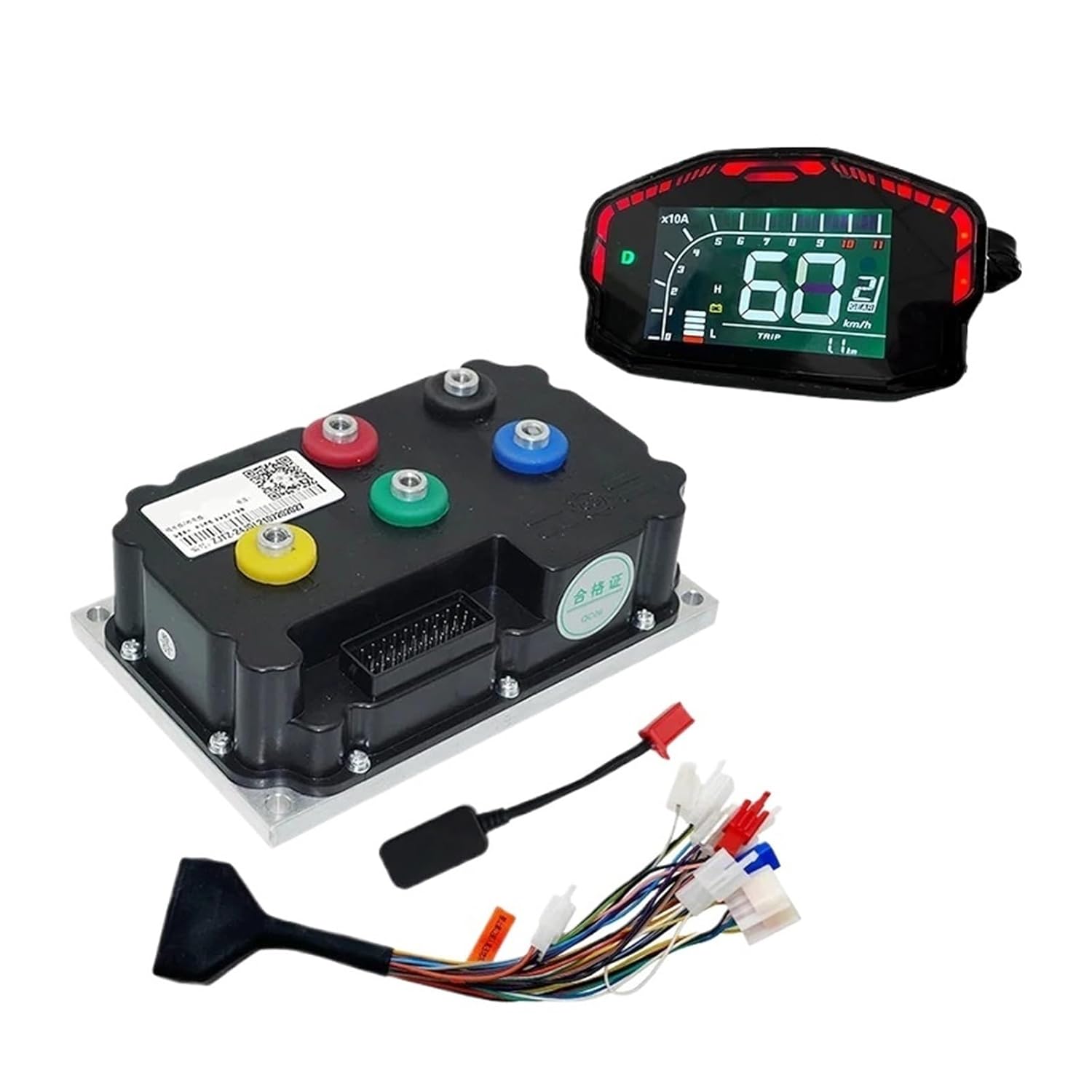 Fardriver Controller ND96530 DC 330A 96V 5-6KW with DKD LCD Display Speedometer with BT for Electric Bike