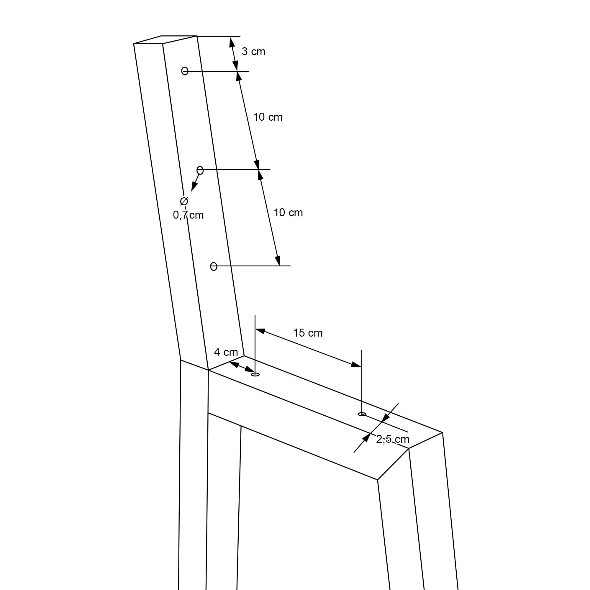 ML-Design Set di 2 Gambe per Panca da Giardino 47 x 77,5 cm in Acciaio Verniciato a Polvere Nero Struttura per Panche da Parco Telaio Resistente alle Intemperie per Esterno Antiruggine con Schienale