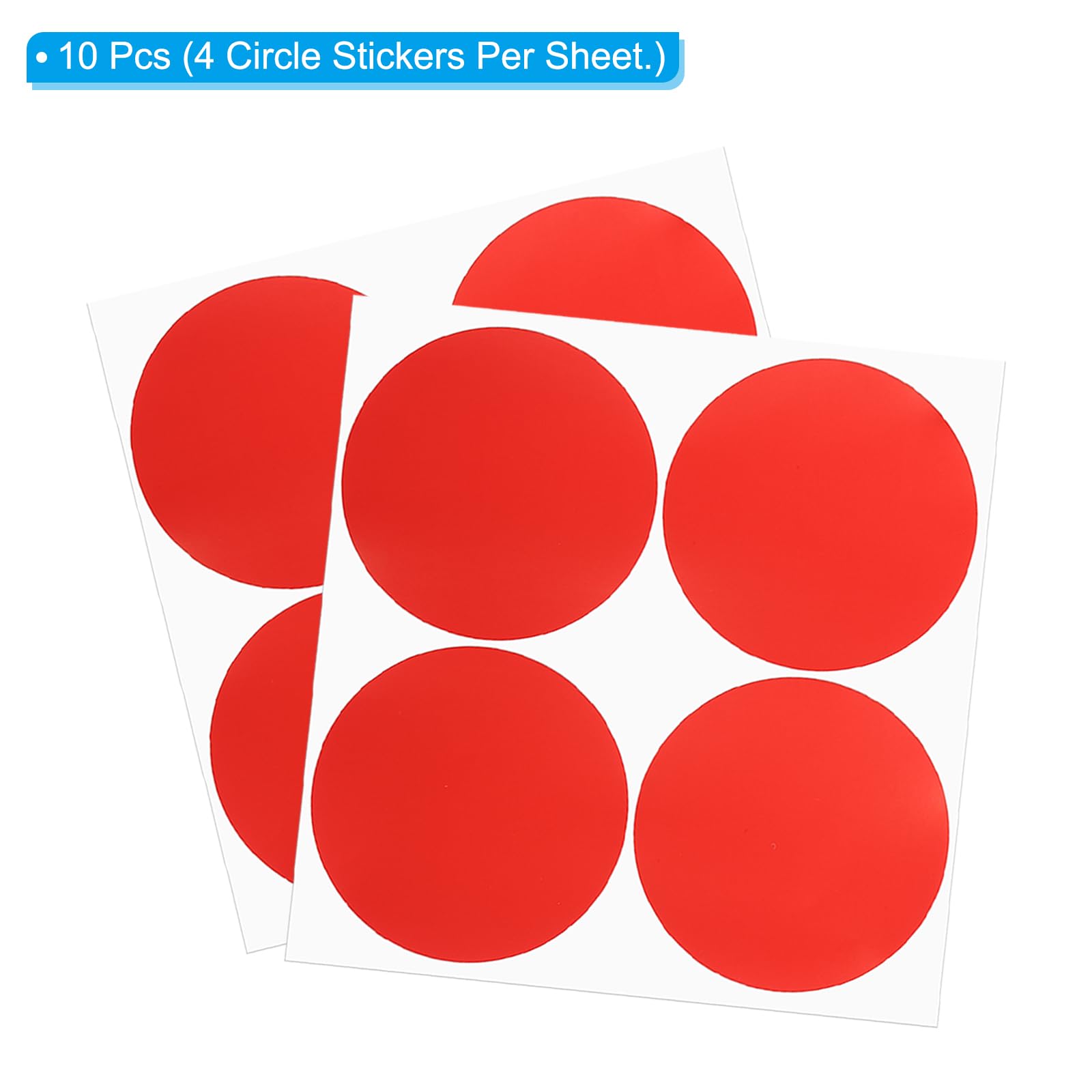PATIKIL Round Colored Stickers 4" - Image 3