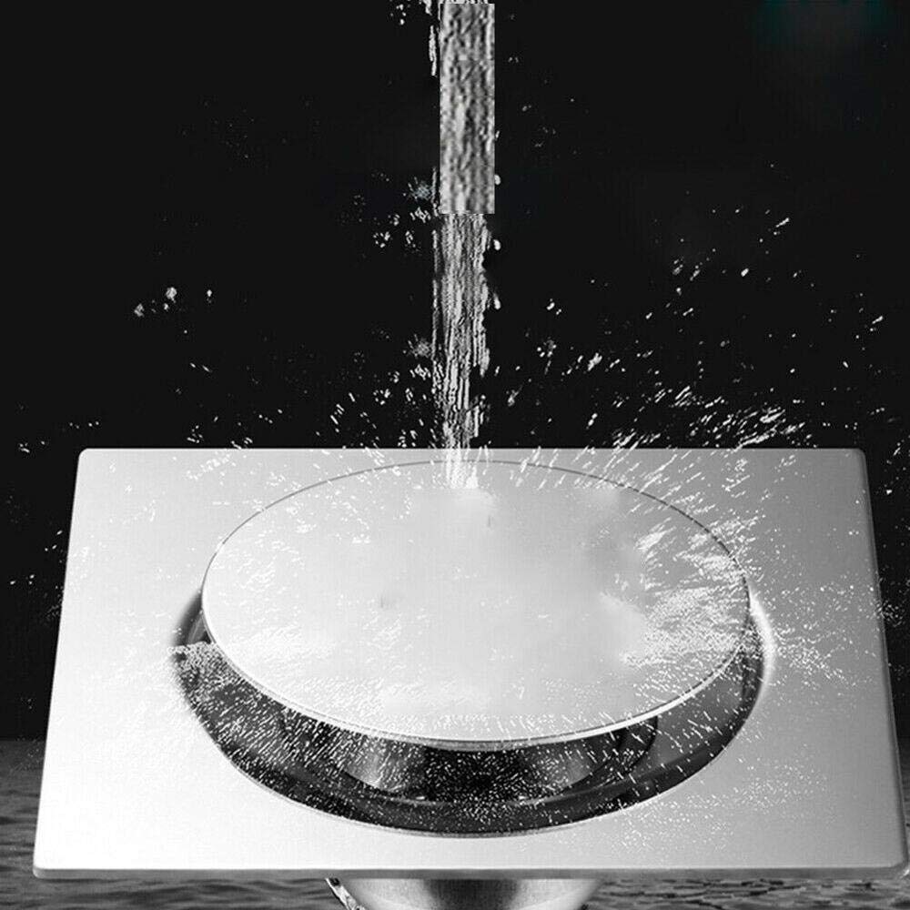 MLD Stainless Steel, Silver Round Pop Up Foot Floor Drain for Bathroom - Floor Cover Shower Room Push Down Drain Plug ( Medium ) (B08NZVK2S7) Amazon Price History, Amazon Price Tracker