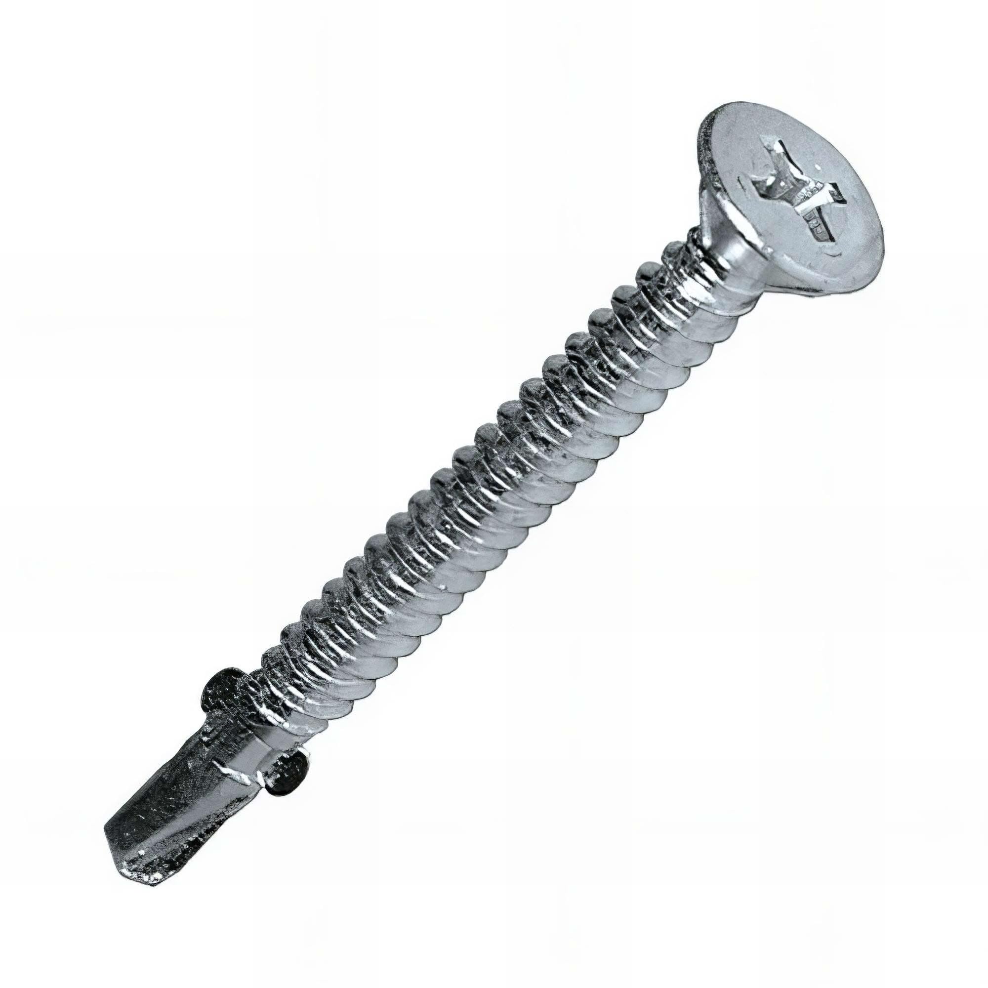 SCELL-IT, Tornillo autoperforante con aleta cabeza avellanada, cruciforme, 4.8 x 50 mm, caja de 250, TFAC48050, la solución eficaz y práctica para una fijación rápida y sólida