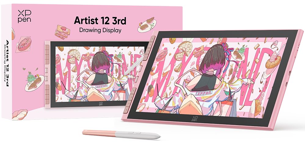 Amazon | XPPen 液タブ Artist 12 3rd X4チップ搭載ペン 液晶ペン