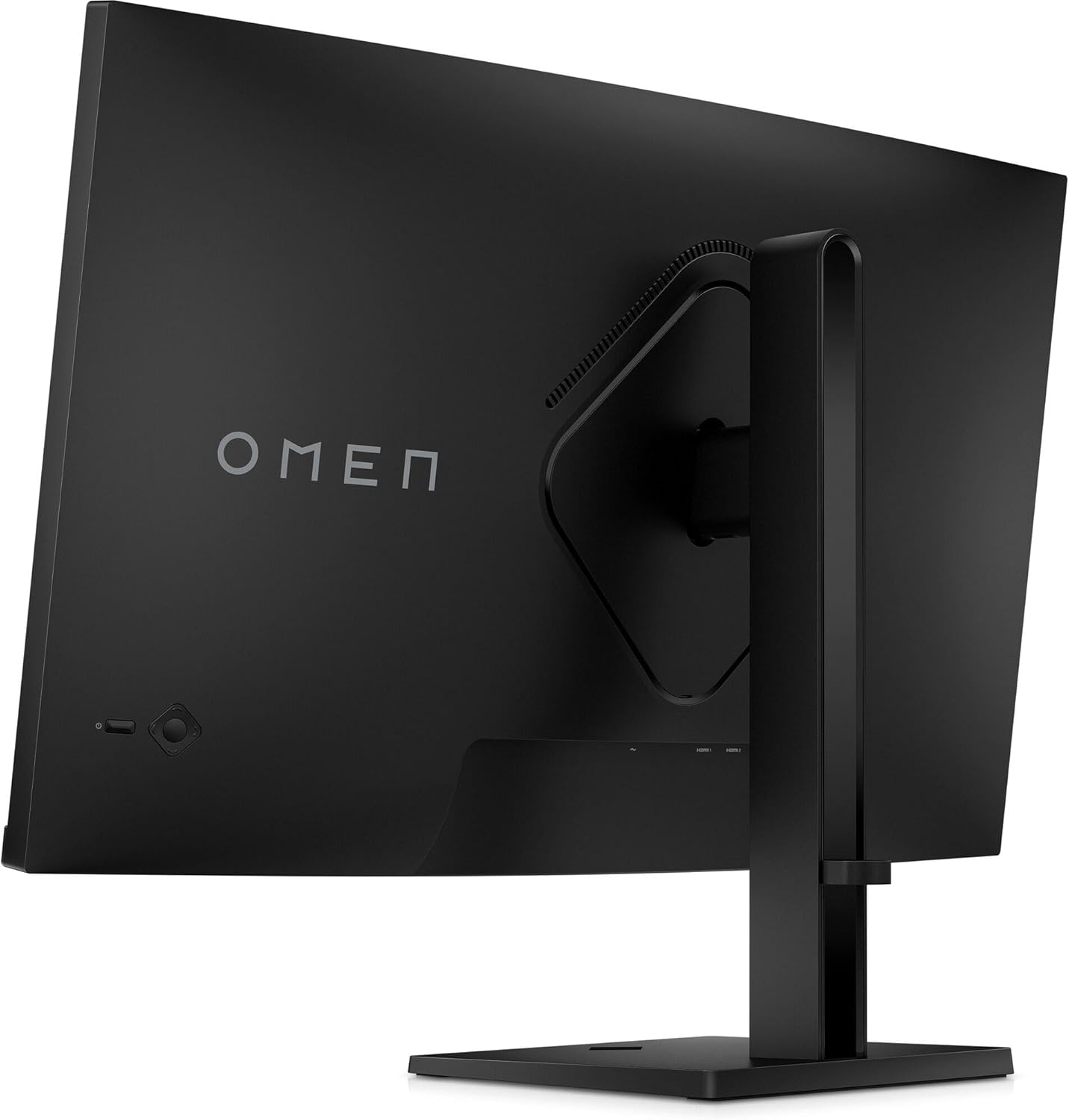 HP - Gaming OMEN 32c, Monitor Curvo da 32 pollici, Pannello VA 16:9 2K QHD 165Hz, 1 ms, DisplayHDR 400, Antiriflesso, 400 nits, AMD FreeSync, NVIDIA G-SYNC, VESA 100x100 mm, HDMI 2.0, USB-A e C, Nero