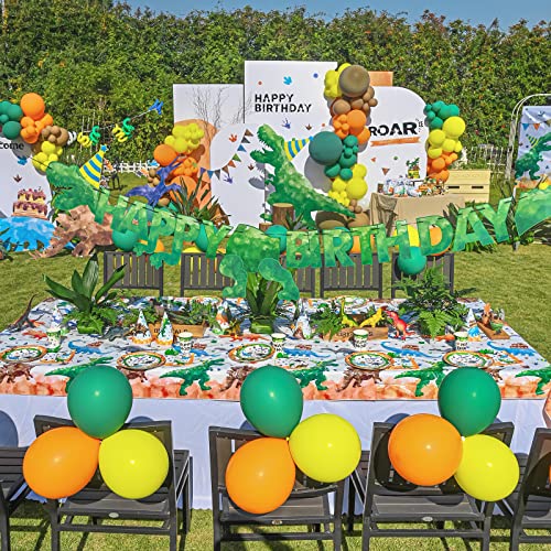 Dinosauro Buon Compleanno Banner - Decorazioni di