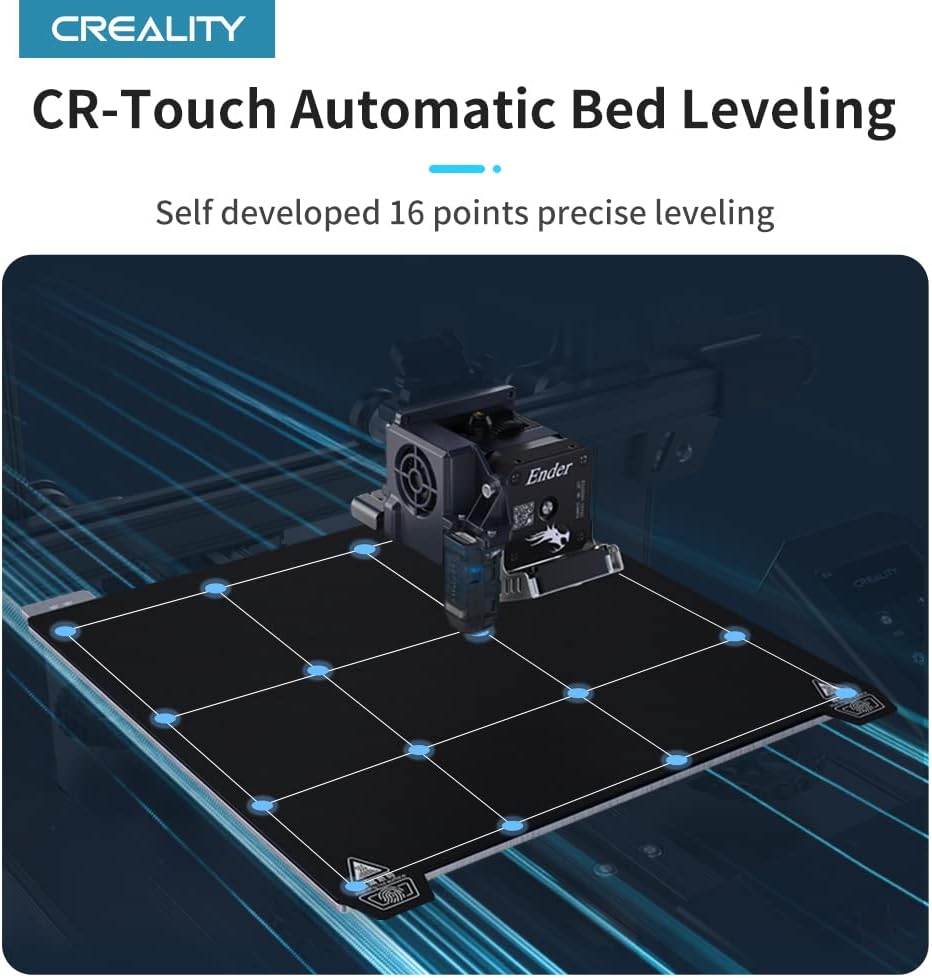 Official Creality 3D Printer Ender 3 S1 with CR Touch Auto Leveling, Sprite Extruder, High Precision Z-axis, Removable PC Build Plate, FDM 3D Printer for Beginners Professional 8.66"x 8.66" x 10.63": Industrial & Scientific