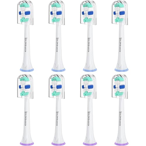 OLINS KAKO Replacement Brush Heads for Philips Sonicare Toothbrush Handles Toothbrush Heads for Sonicare (Pack of 8)