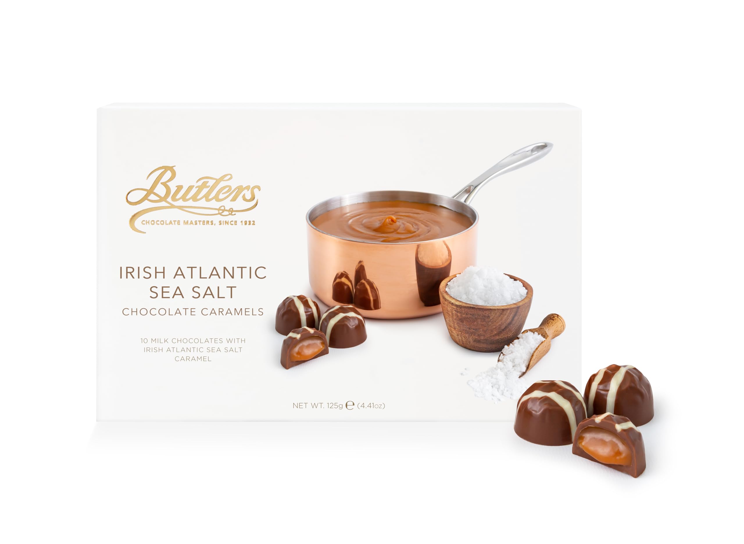 Butlers Irish Atlantic Sea Salt Chocolate Caramels, 125G