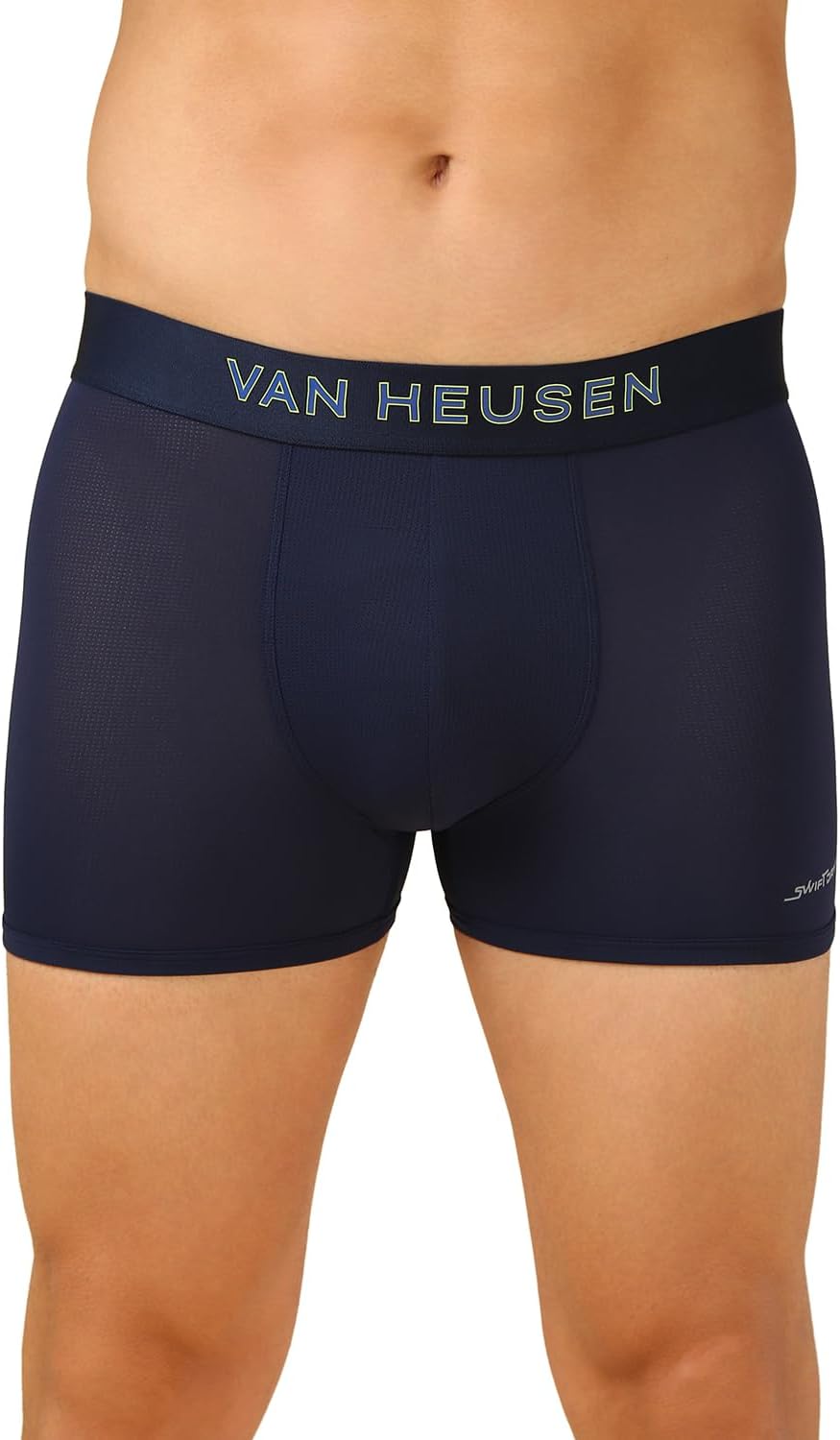Van Heusen Men Breathable AIR Series Active Trunks - Polyamide Elastane - Swift Dry, High Stretch Mesh_40047_Dark Navy01_M Dark Navy