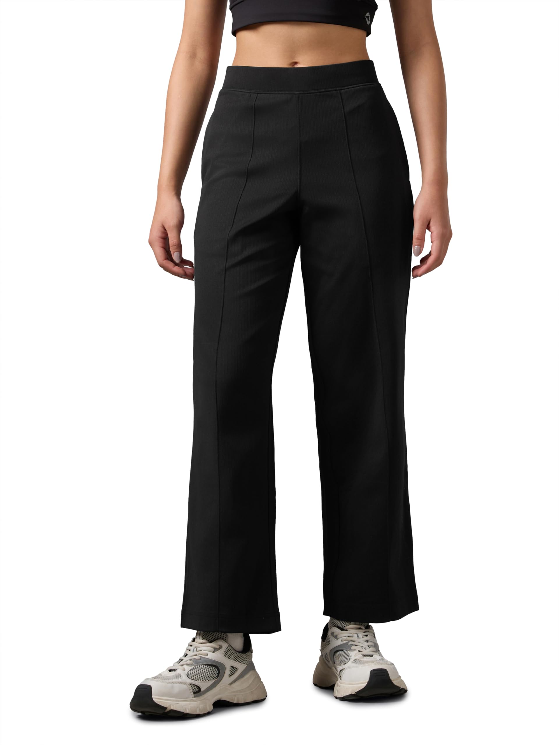 Women's Relaxed Fit Active Sports Track Pant with Elasto Plus for Yoga & Workout-image-25