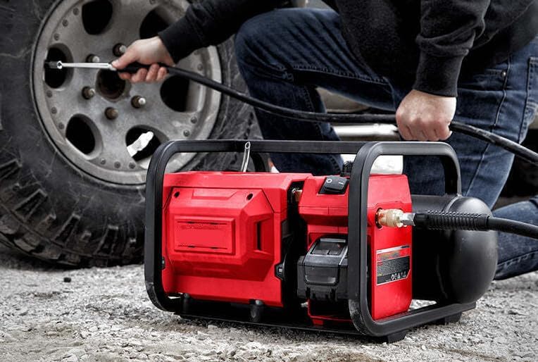 Miniatura 6 de Adecuado para compresor de aire silencioso Milwaukee M18 de 18 V de 2 galones, herramienta desnuda, modelo # 2840-20