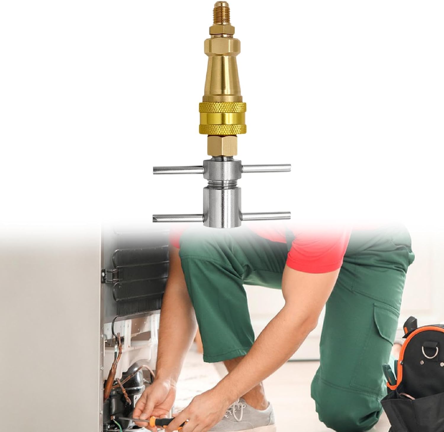 Pressure Washer 1/4" Refrigerator Quick Connector Quick Coupling Quick Connection Tool