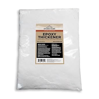 Stone Coat Countertops Epoxy Thickener 0.5 lb Thickening Agent for Vertical, Sloped, and 3D Epoxy Projects, Boosts Bond Strength for MDF, Plywood, and Seaming, Non-Hazardous and Made in the USA