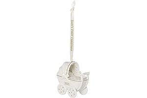 Hallmark Keepsake Christmas Ornament 2022, Baby's First Christmas Pram