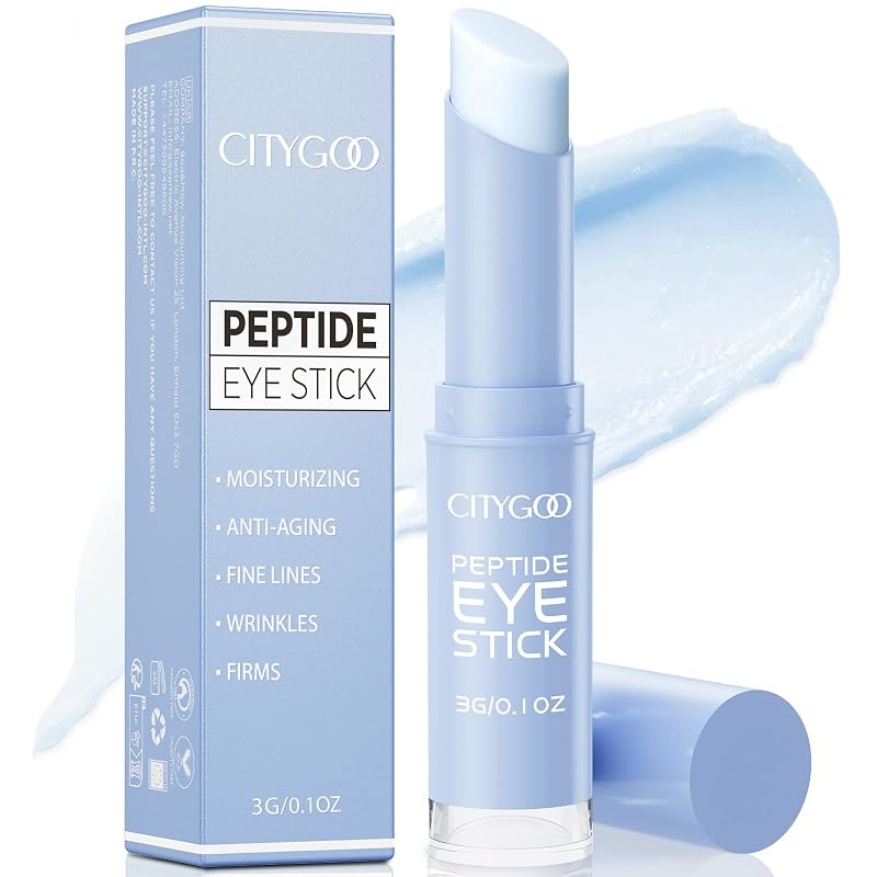 Creme em bastão para a região dos olhos CITYGOO com peptídeos, 20,07 g